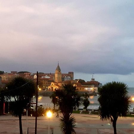 Apartamento La Escalerona Con Vistas Al Mar Appartement Gijón Buitenkant foto